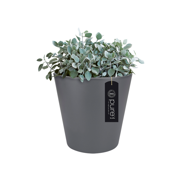 pure straight round 65cm antraciet